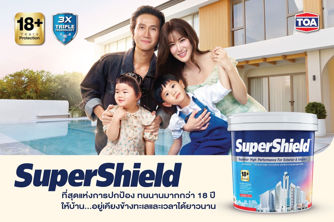 TOA ชู Supershield สู้โลกร้อน ดึง “ตูน บอดี้สแลม” สื่อสารตอกย้ำเบอร์หนึ่ง