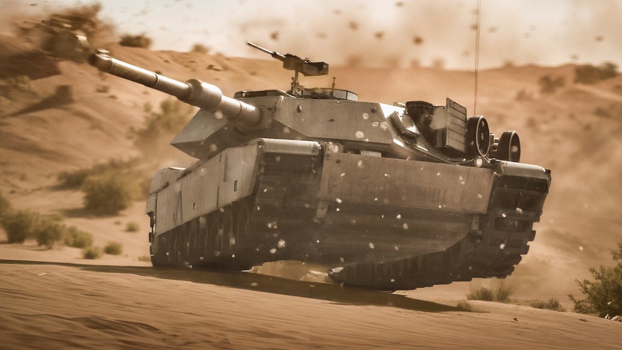 彼らは砂漠が隠してくれると思っていた - しかし米軍戦車が突入した