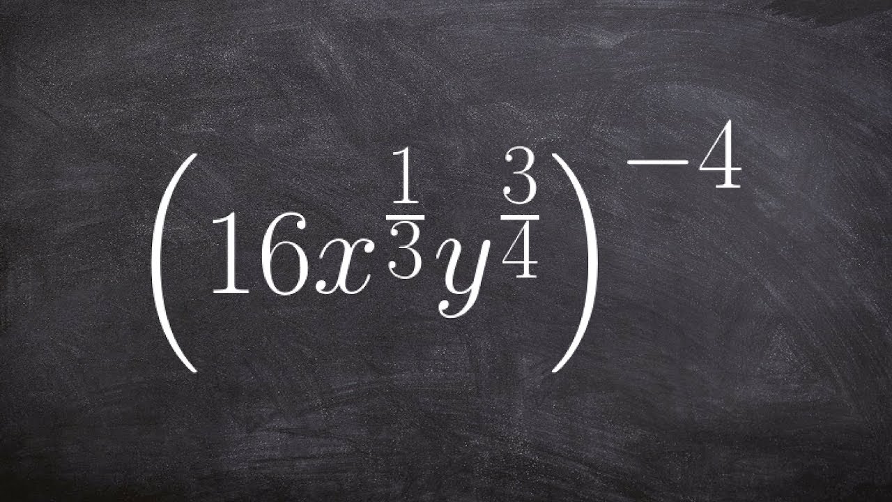How to simplify an expression with rational powers by applying power to ...