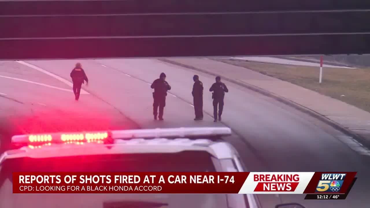 Police investigating after shots fired at car near I-74