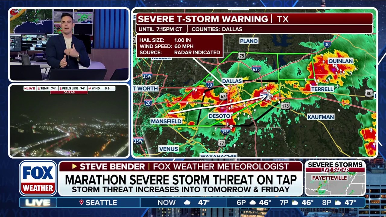 Severe storms begin to ramp up in Texas, prompting flood threat