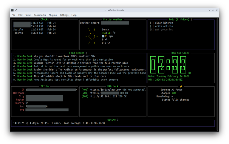 These are the Linux TUI apps I leave open 24/7
