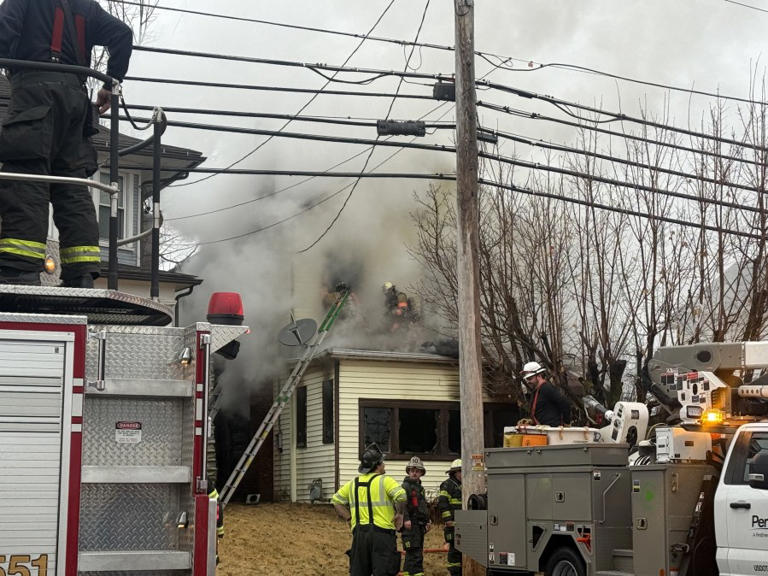 House fire in Hollidaysburg: Firefighters respond