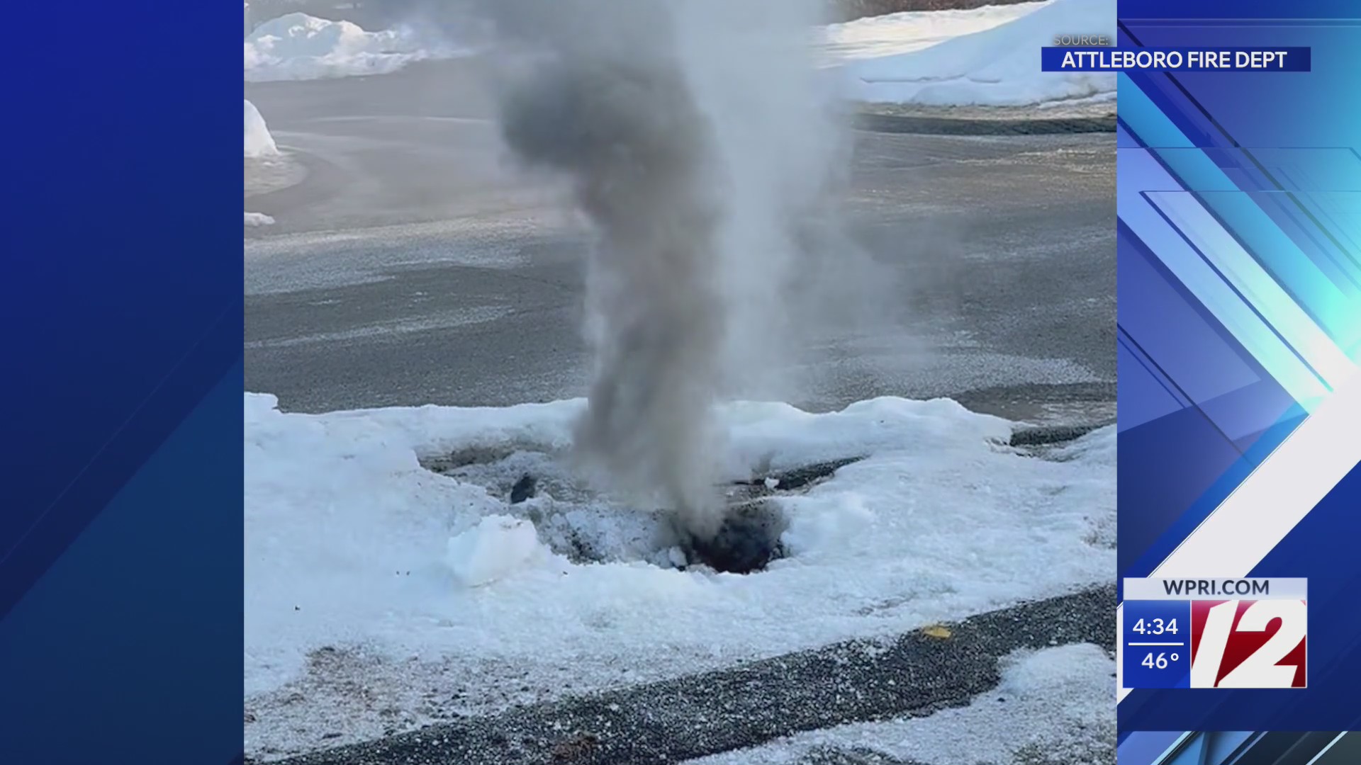 Attleboro crews extinguish underground electrical fire