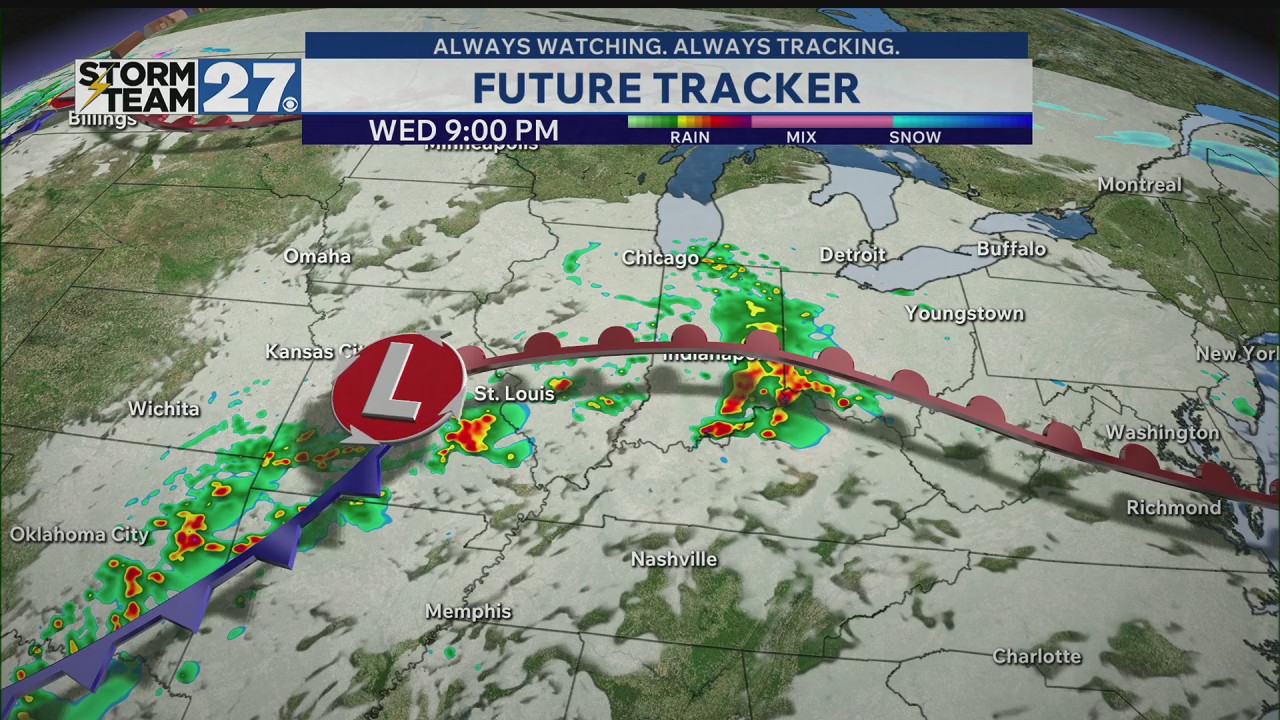 Timing out the rain risk through the end of the week