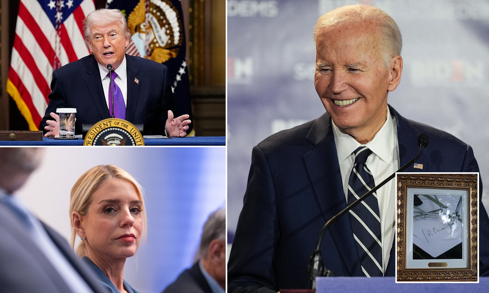 Pam Bondi ditches probe of Biden autopen as prosecutors fail to make ...