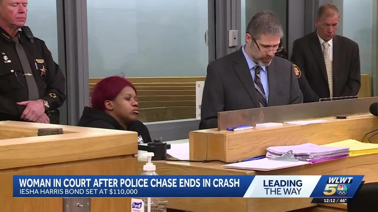 Woman accused in multi-state police chase appears in court