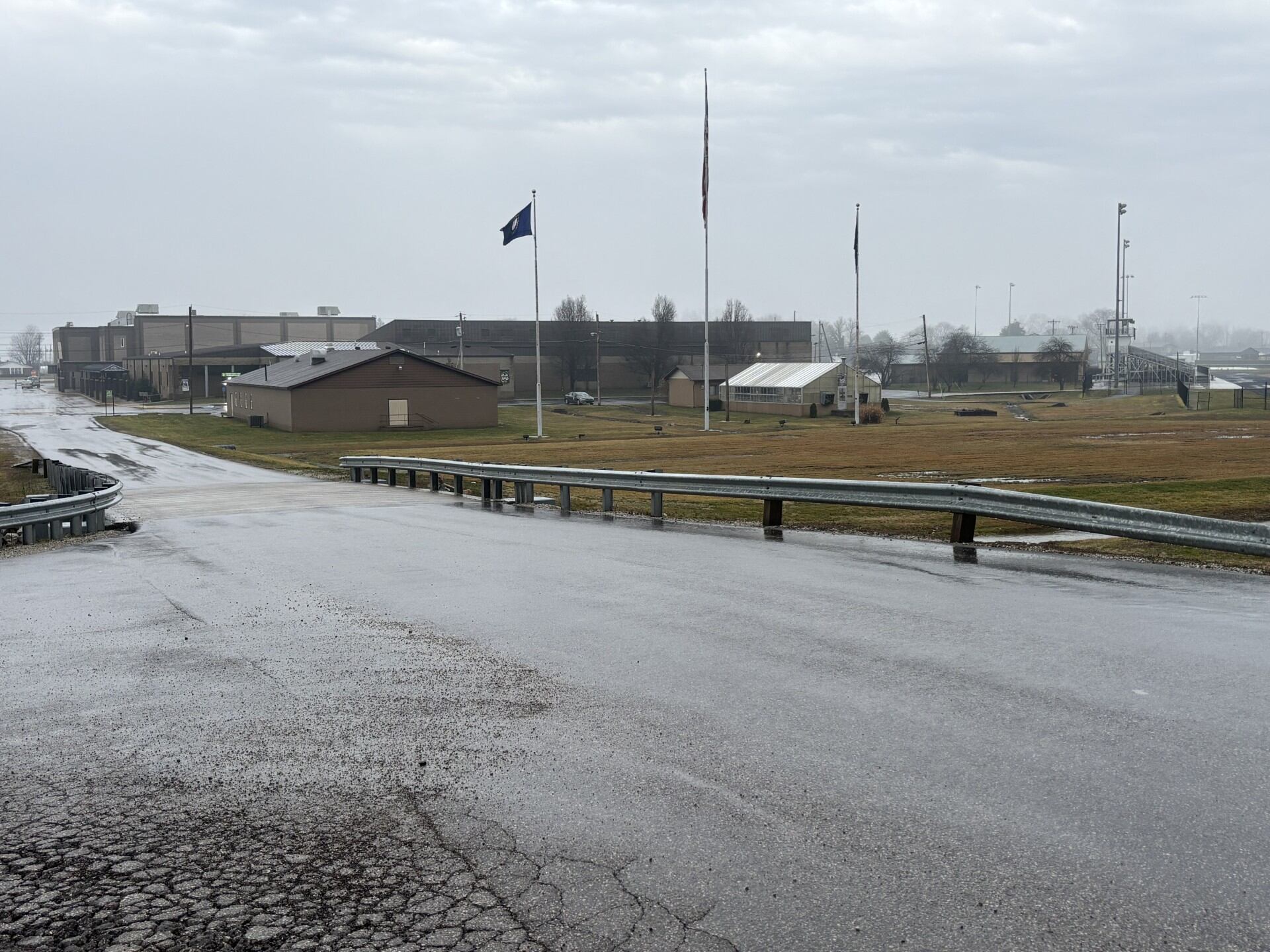 Crews respond to fire at high school
