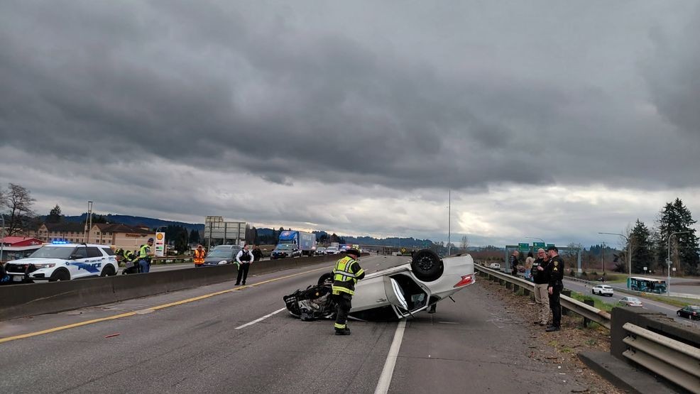 I-5 reopens after 100-plus mph chase ends in rollover near Centralia ...