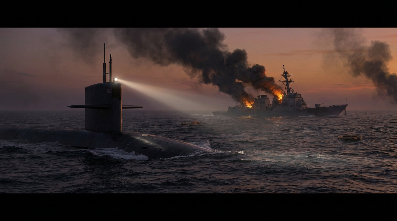 US submarine sinks Iranian warship with torpedo — first since World War ...
