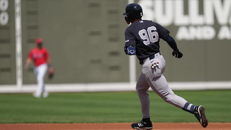 Yankees' top prospect launches first spring training home run off Red ...