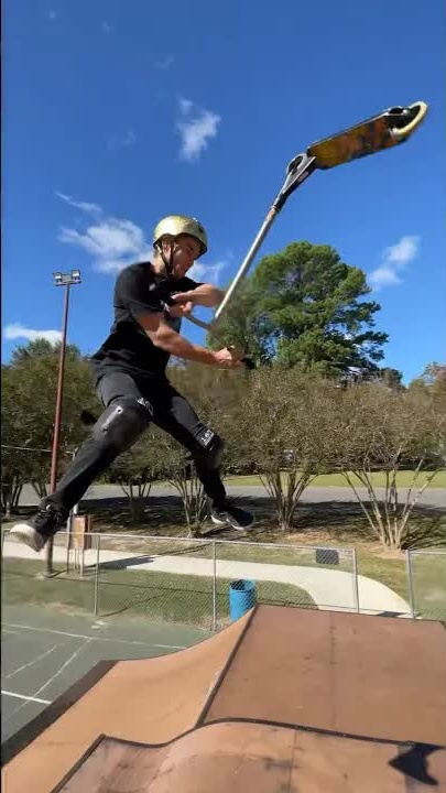 Pro scooter rider challenge with Corey Funk