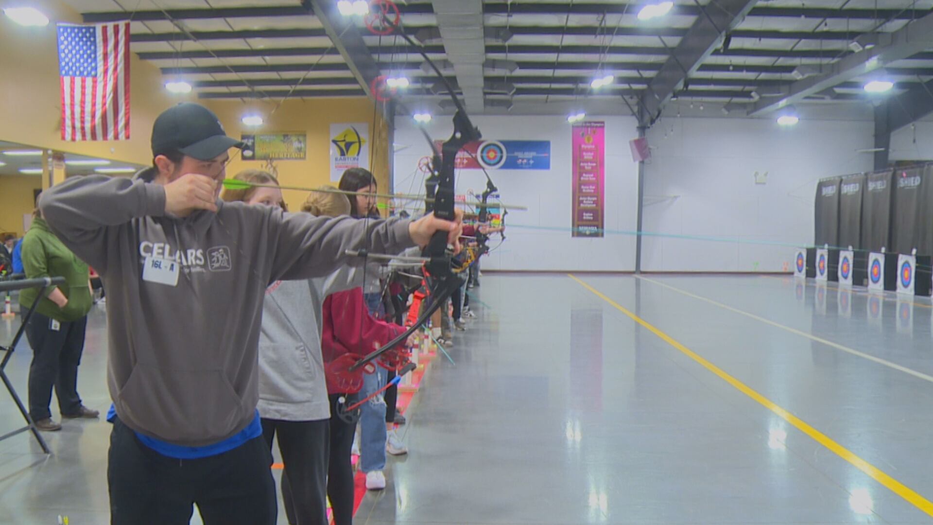 LPS high schools practice archery skills in lighthearted tournament