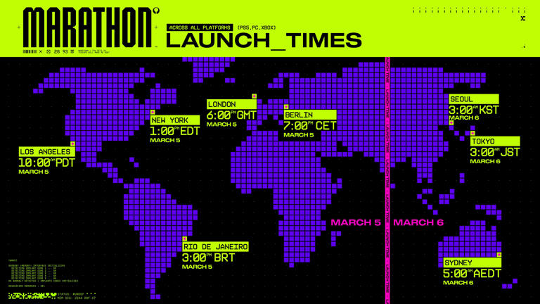 Marathon's release date, launch times are here — here's when you can play