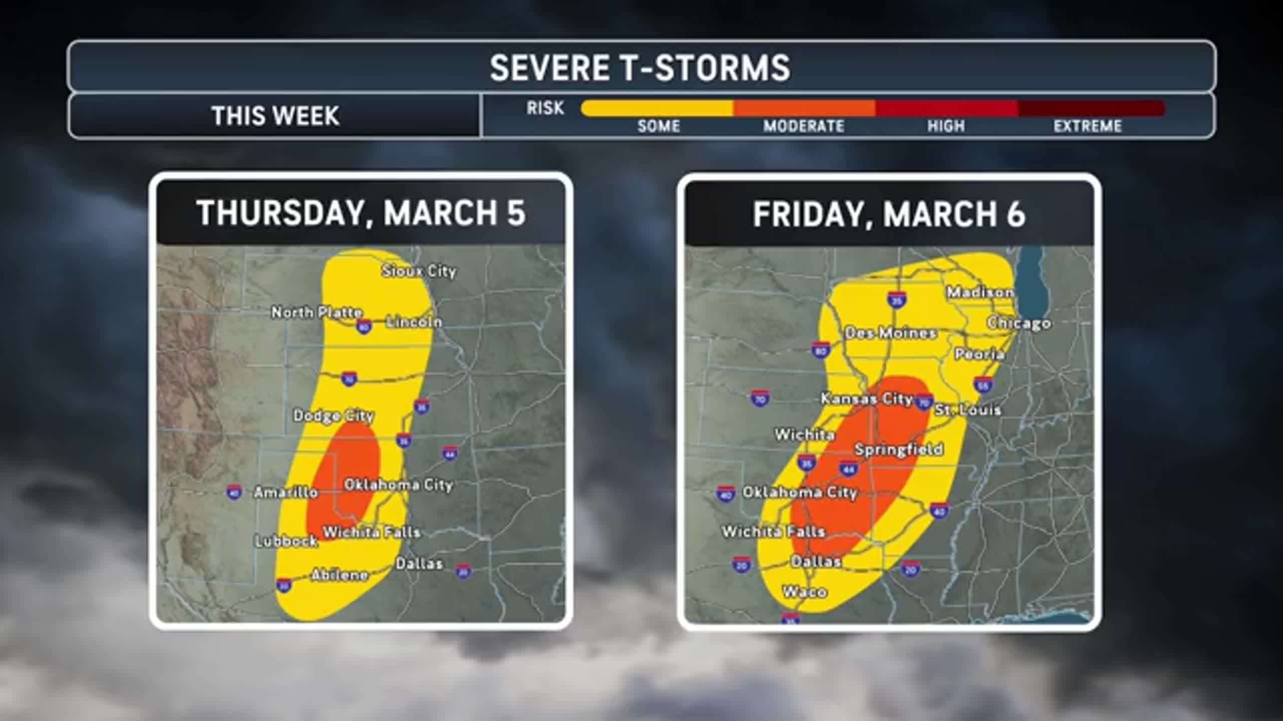 Expect tornadoes on the ground Thursday into Friday