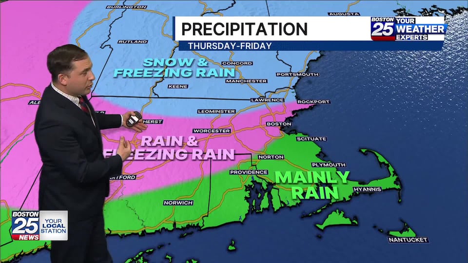 Boston 25 weather: Wednesday afternoon forecast