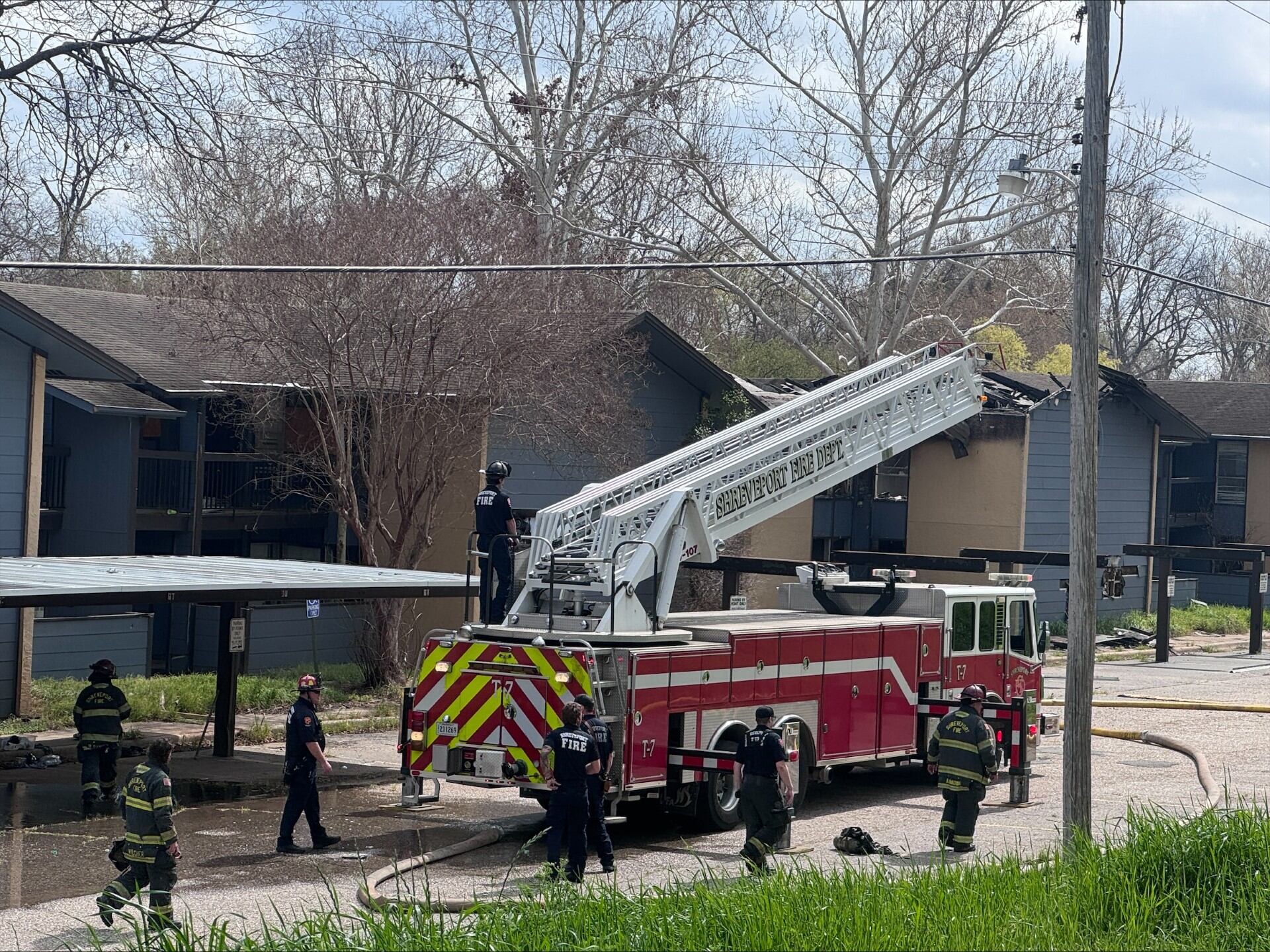 Two victims in hospital after house fire