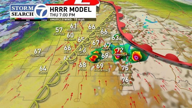Very large hail, isolated tornadoes possible Thursday afternoon & evening