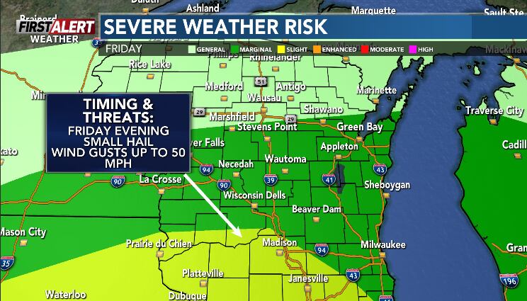 Mild temperatures continue as showers & storms return before the weekend