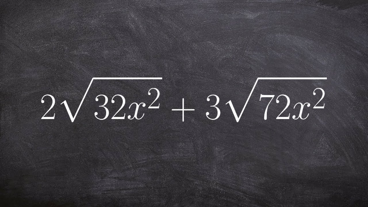Learn how to add two radical expressions together