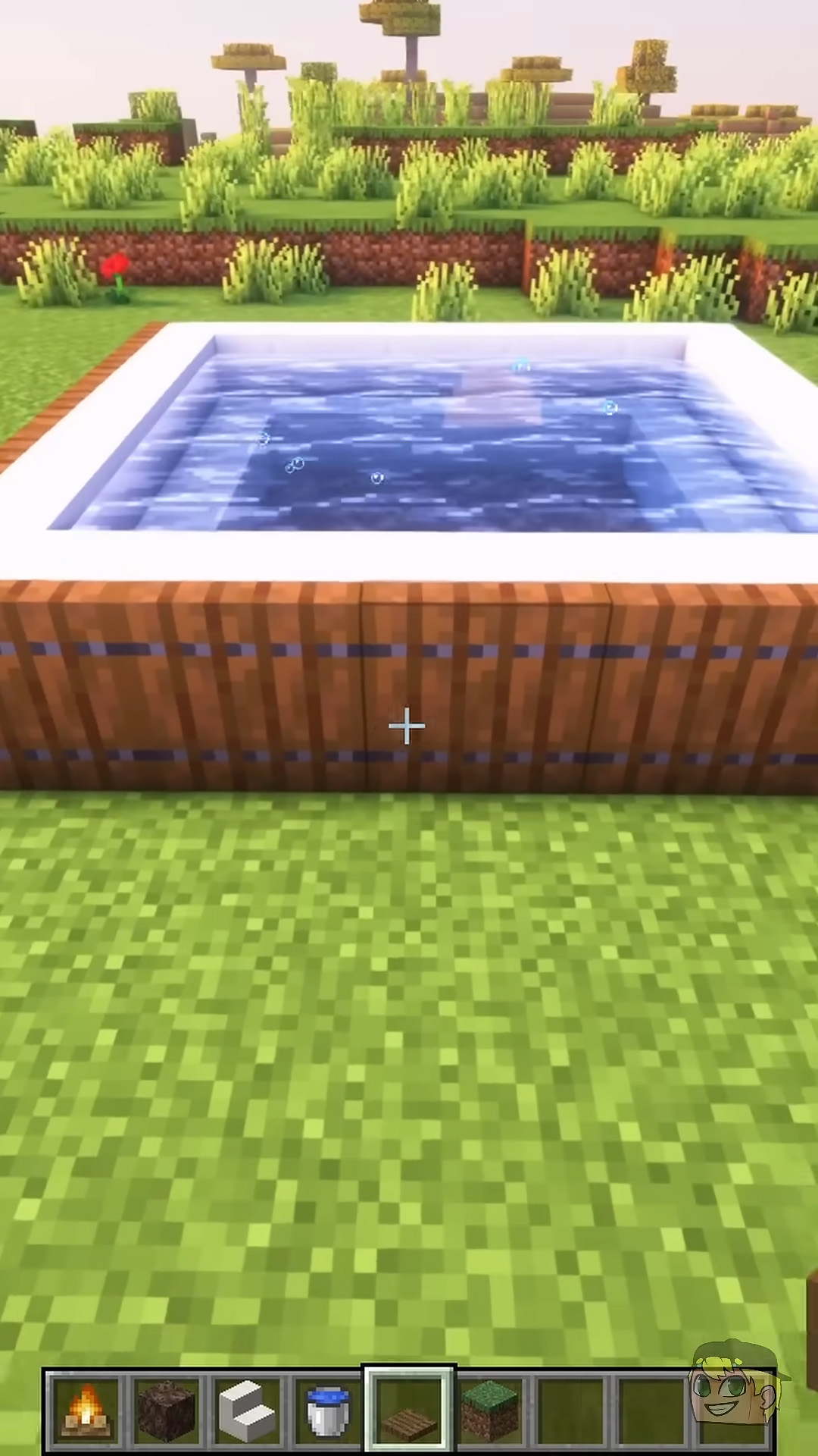 How to make a Minecraft jacuzzi