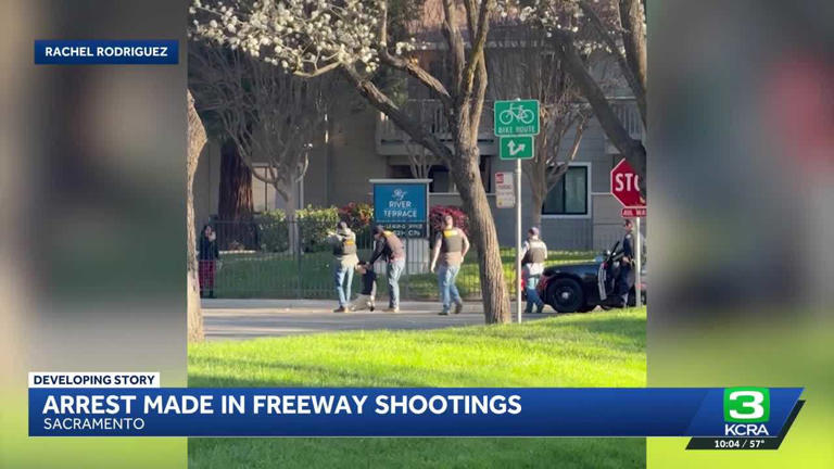 33-year-old man arrested after Sacramento highway gunfire hits 4 cars ...