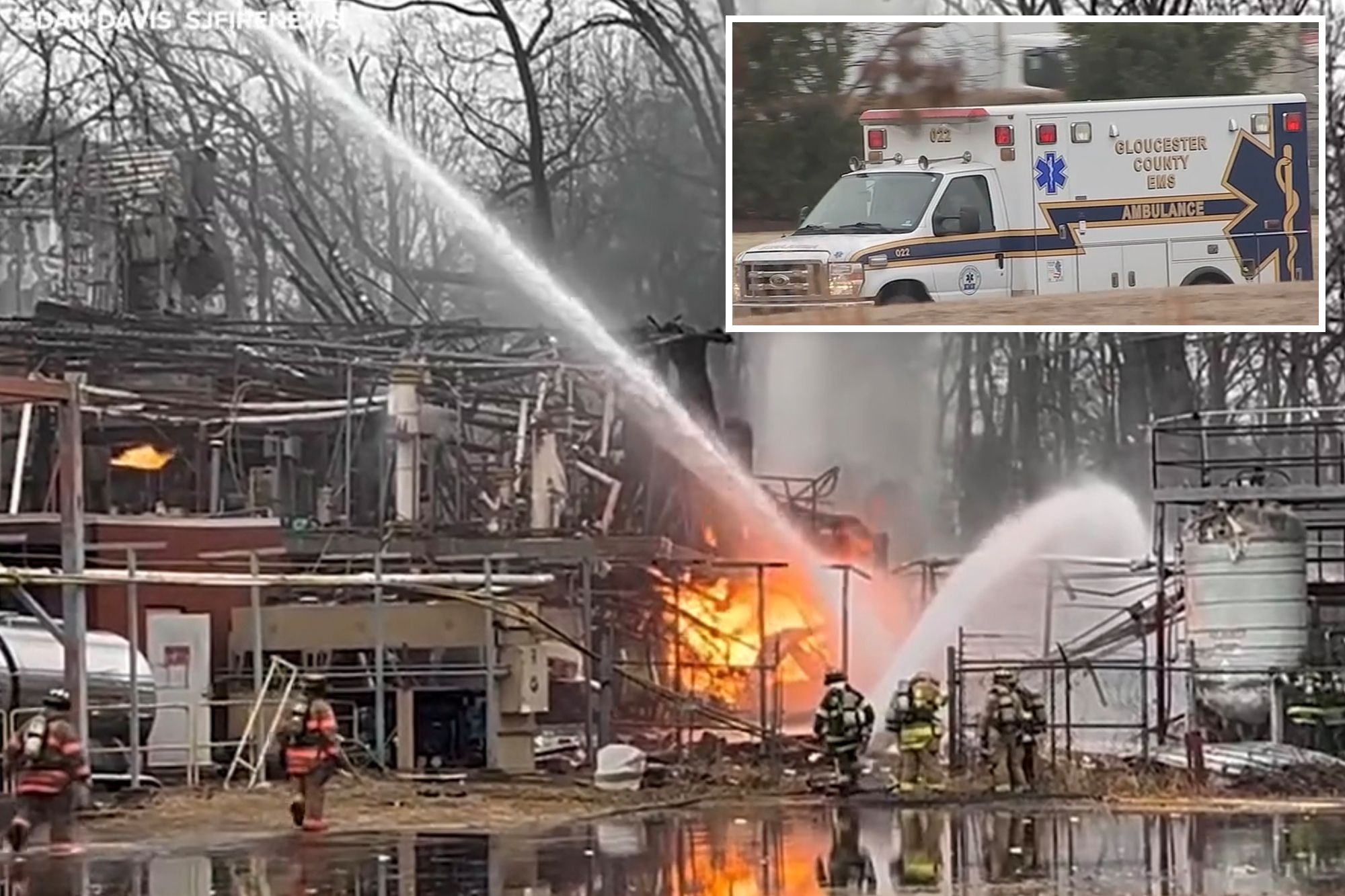 4 critically injured in explosion at NJ cocoa butter processing facility