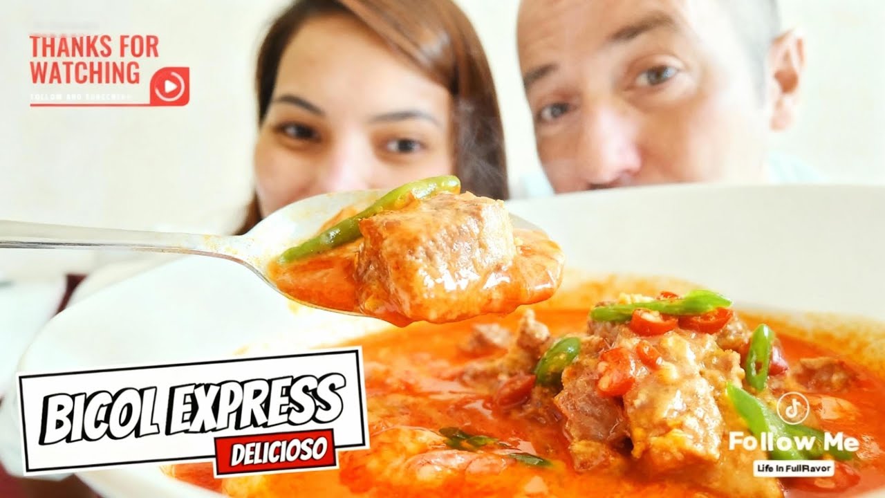 Perfect Bicol Express recipe authentic Filipino dish with coconut and chili