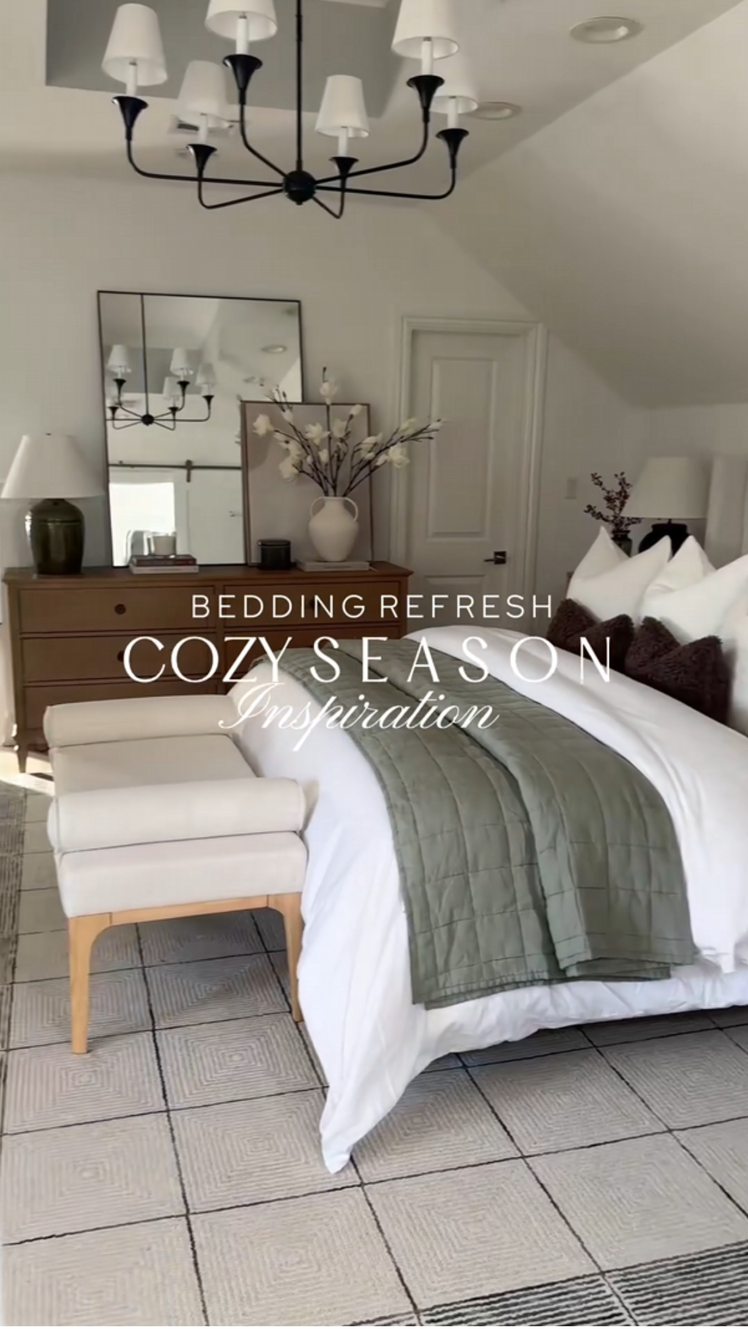 How a simple bedding refresh can instantly make your bedroom feel cozy