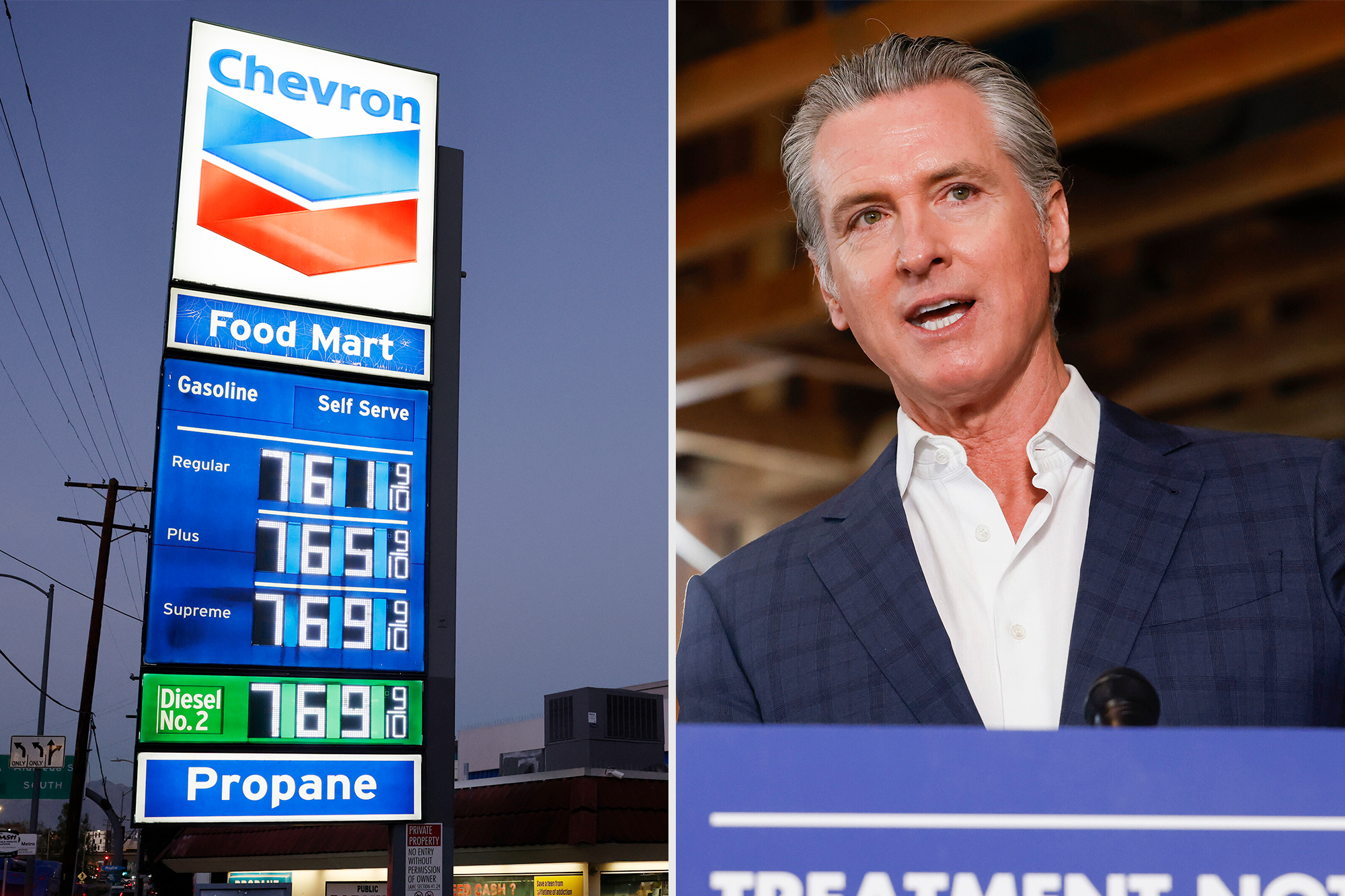Chevron warns of economic collapse in California under Gavin Newsom in ...