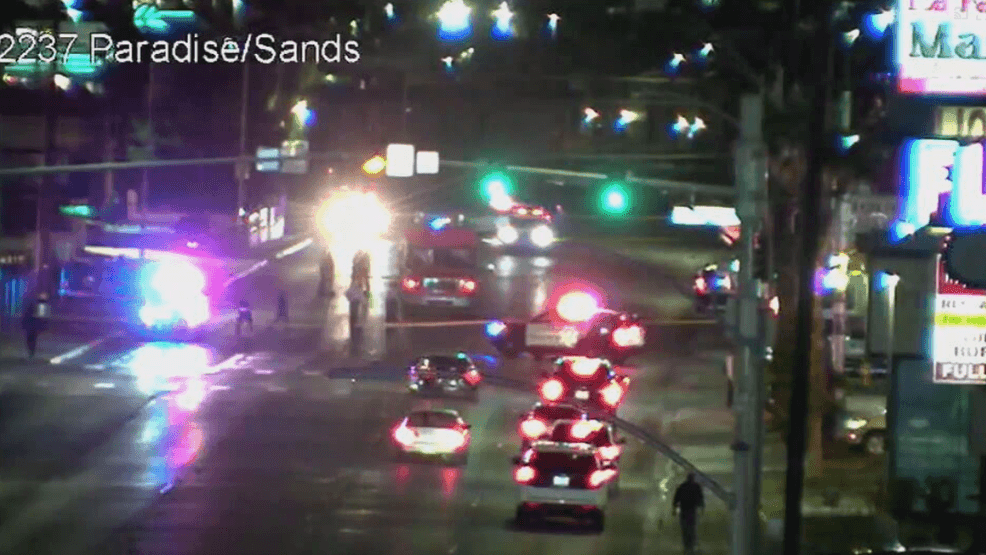 Pedestrian killed in crash on east side of Las Vegas Strip