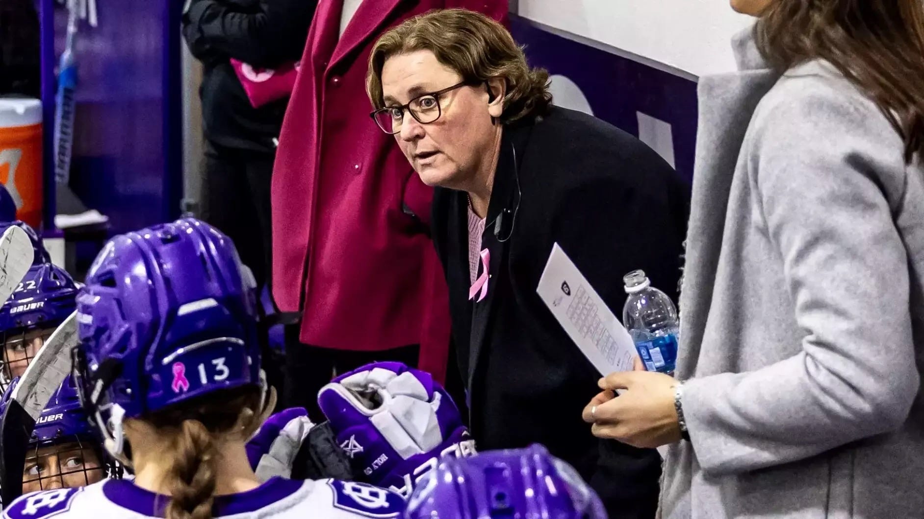 Holy Cross coach, local athletes end seasons with top college honors
