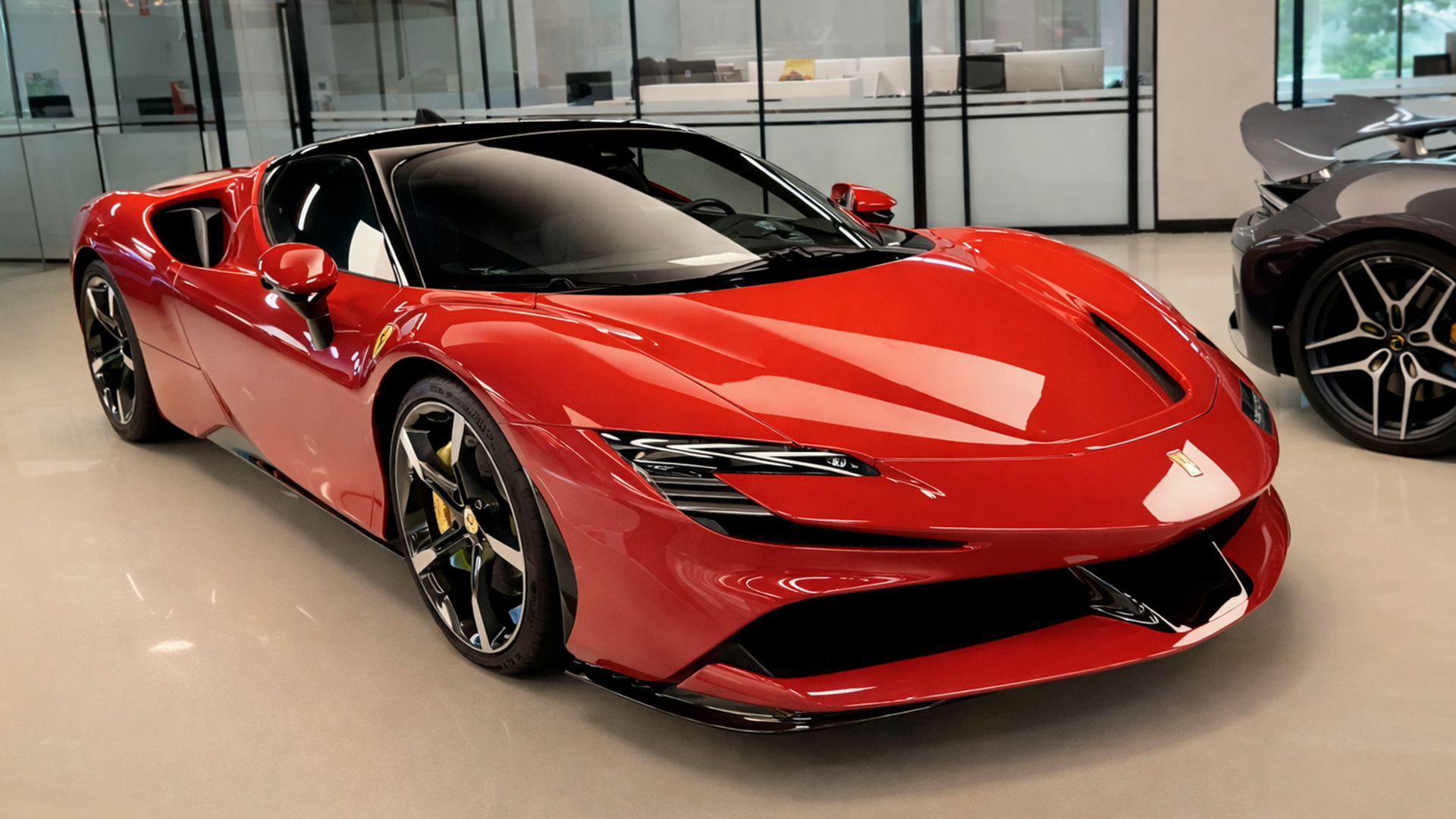 Ferrari 296 GTB worth $320,000 in Dubai showroom