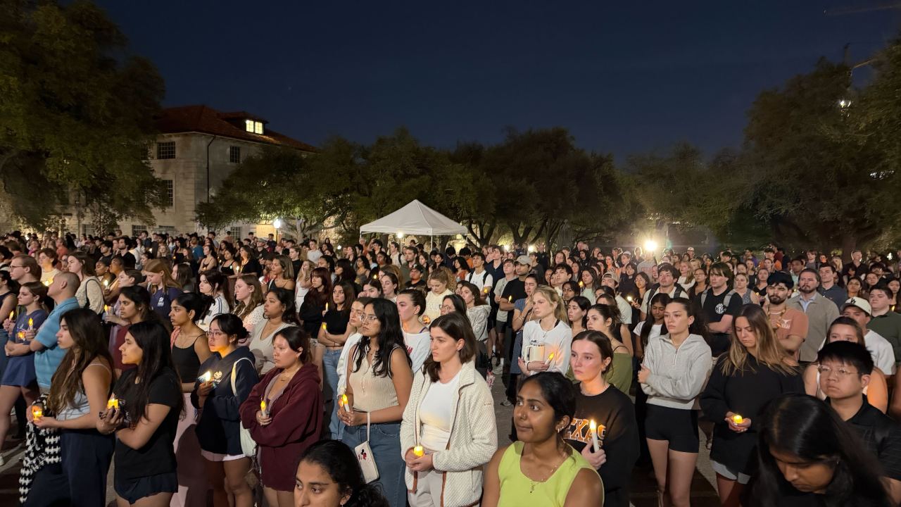 UT holds vigil following deadly Sixth Street shooting