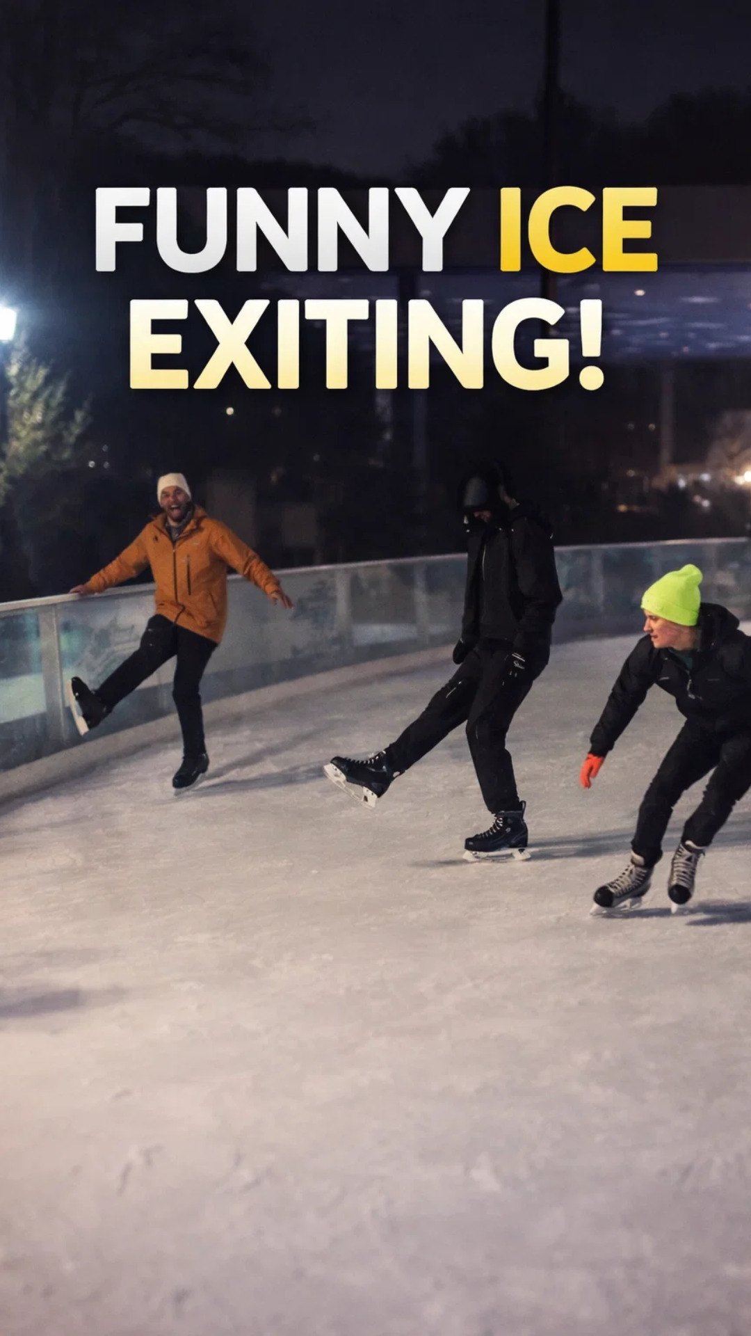 How Skaters Exit The Ice Rink The Funniest Styles Revealed