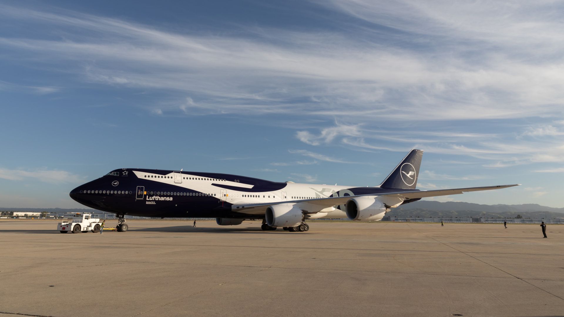 The Queen’s new look: Lufthansa's Boeing 747-8 joins centenary fleet