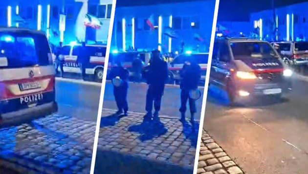 Die Polizei stand im Großeinsatz.