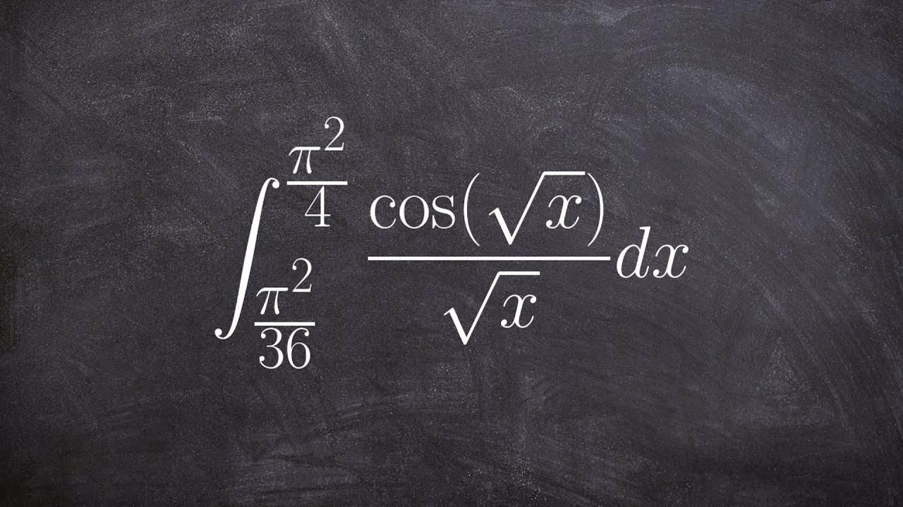 Evaluate the integral with trig U substitution