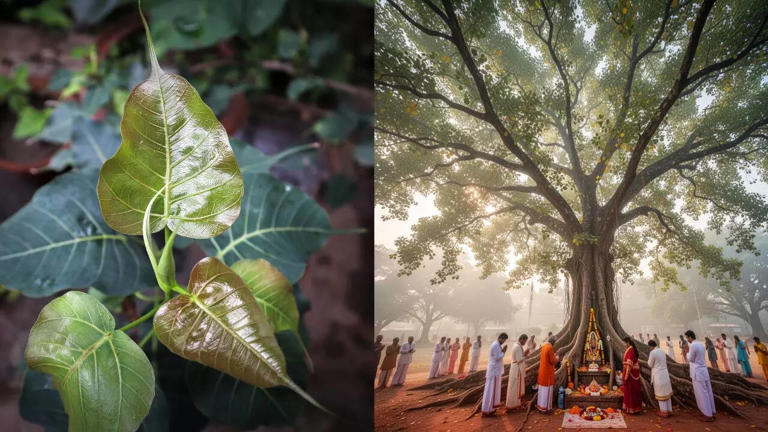 Why is the peepal tree worshipped?