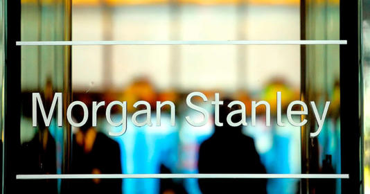 The Morgan Stanley sign is seen at their world headquarters | Getty Images | Photo by Stephen Chernin