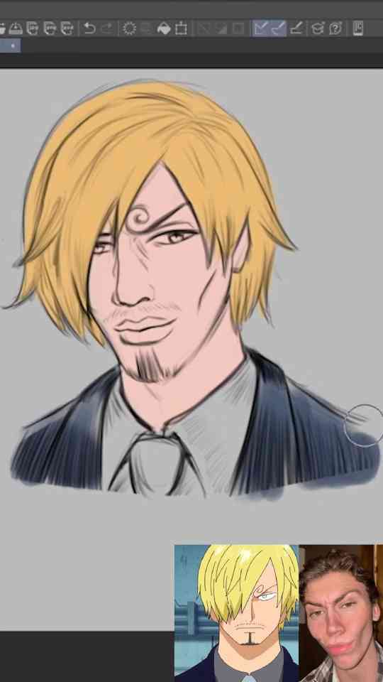 The wild Sanji face mashup that shows Eiichiro Oda’s legendary ...