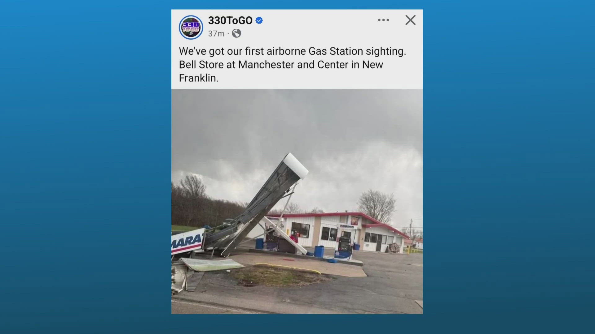 High winds cause storm damage, power outages across Northeast Ohio
