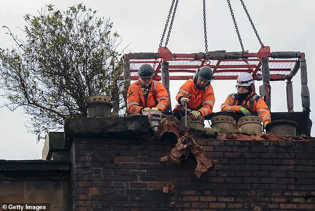 Work begins to demolish historic block in Glasgow after it was gutted ...
