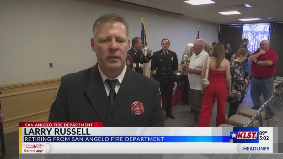 San Angelo Fire Department marks retirement and promotion