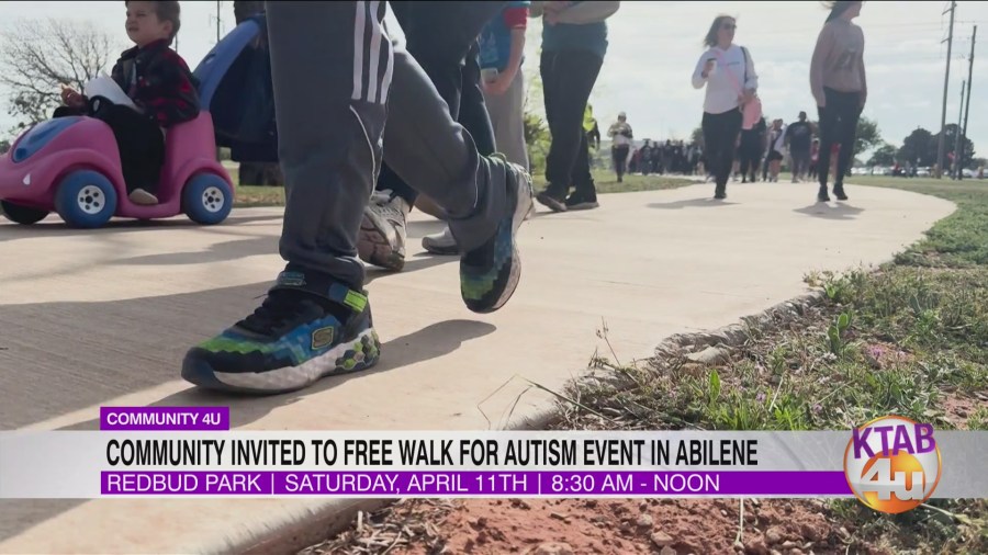 Community invited to free walk for autism event in Abilene