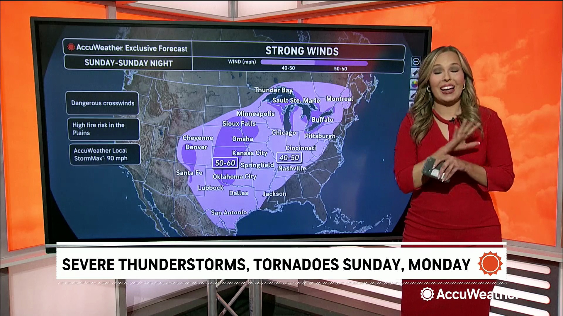Severe storms on the way for much of the East Coast this Monday