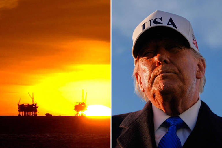 President Trump orders oil drilling operations to resume off California