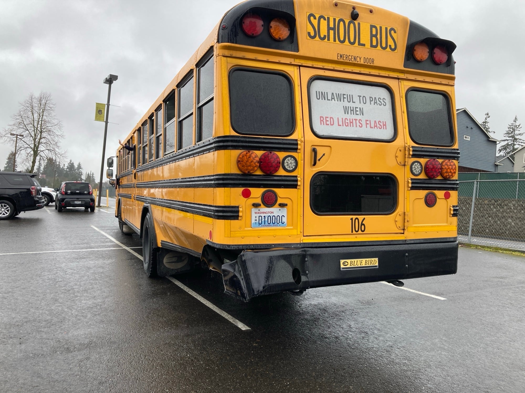 Car crashes into school bus carrying children in Vancouver