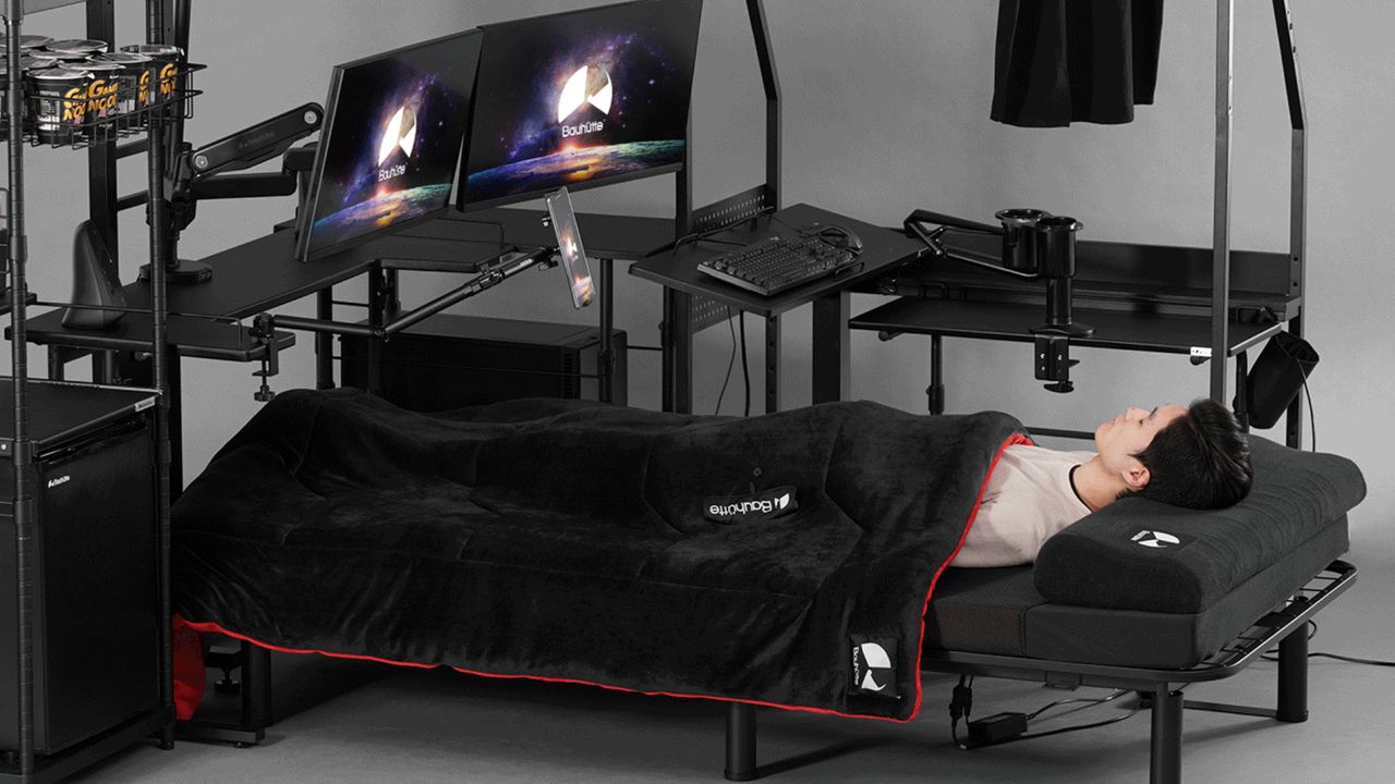 Behold the electric gaming bed 2, the 'forbidden layout' built for the ...