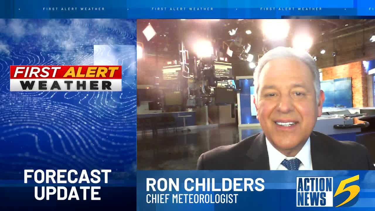 A weekend cold front makes Sunday a FIRST ALERT WEATHER DAY